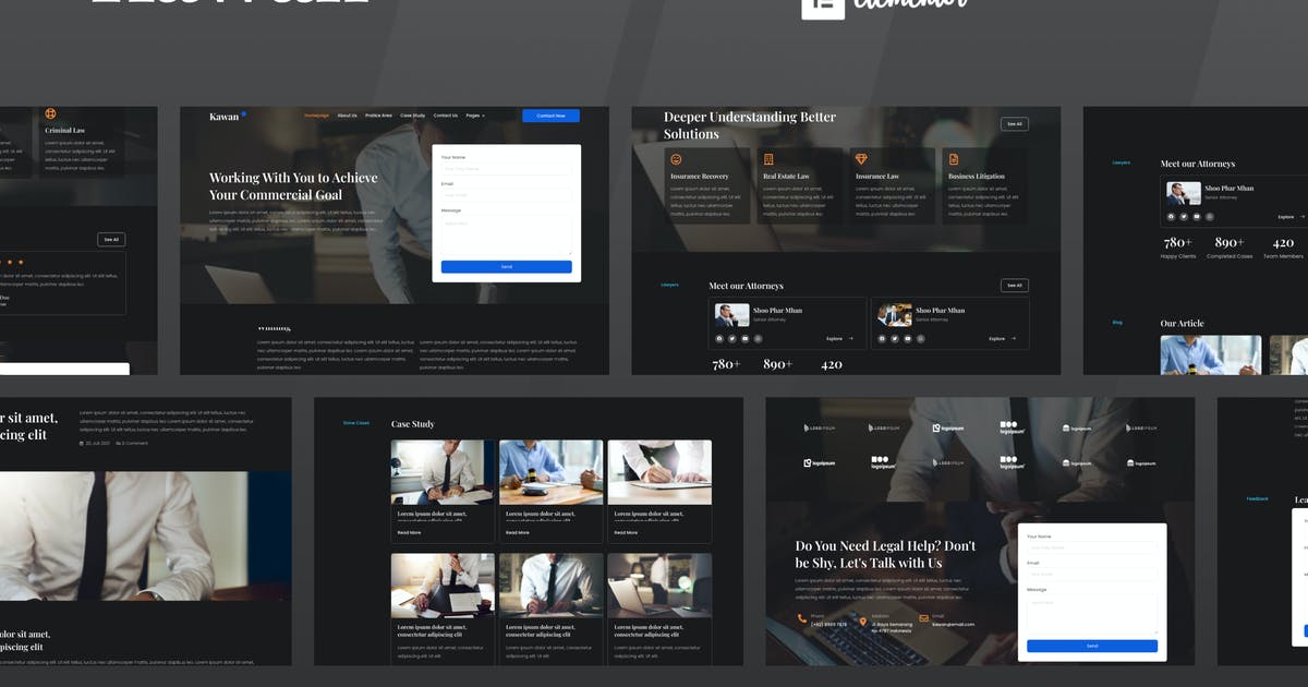 Kawan – Law Firm Elementor Template Kit