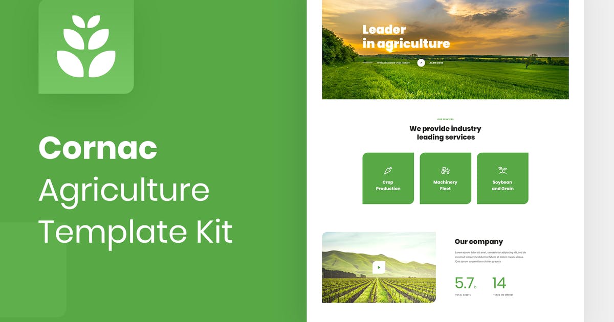 Cornac – Agriculture Elementor Template Kit