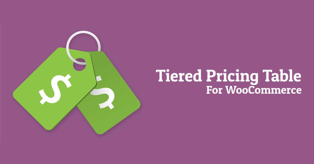 WooCommerce Tiered Price Table