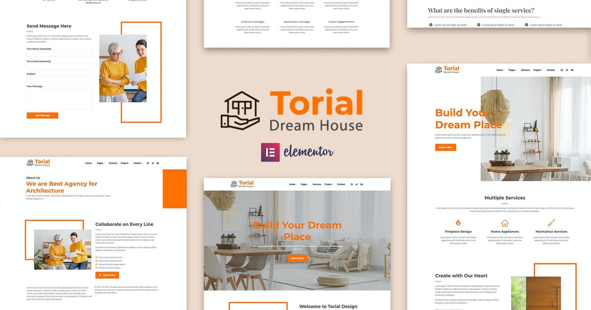 Torial – Interior Design Elementor Template Kit