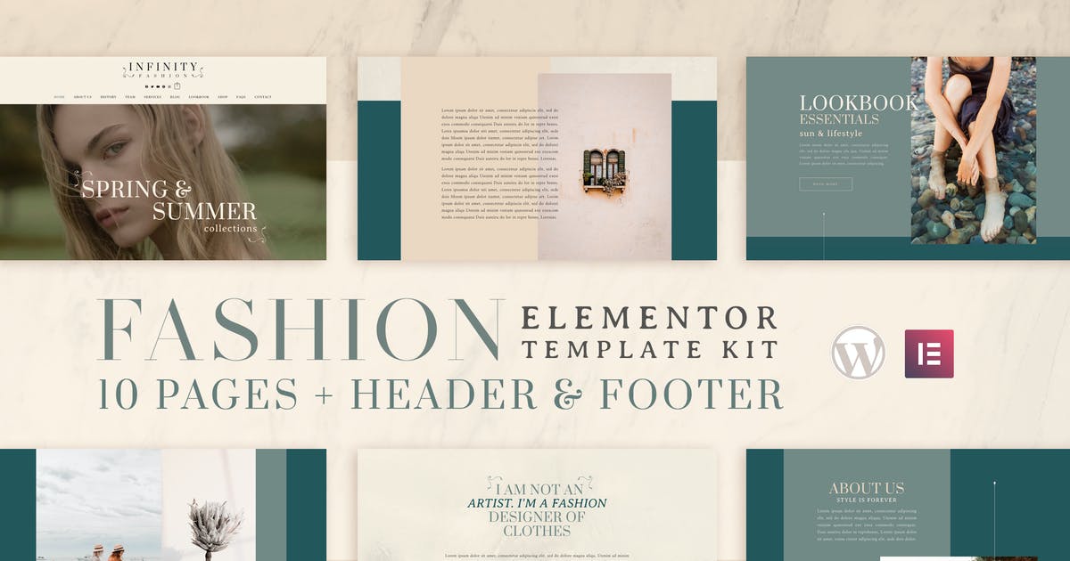 Infinity Fashion – WooCommerce Elementor Template Kit
