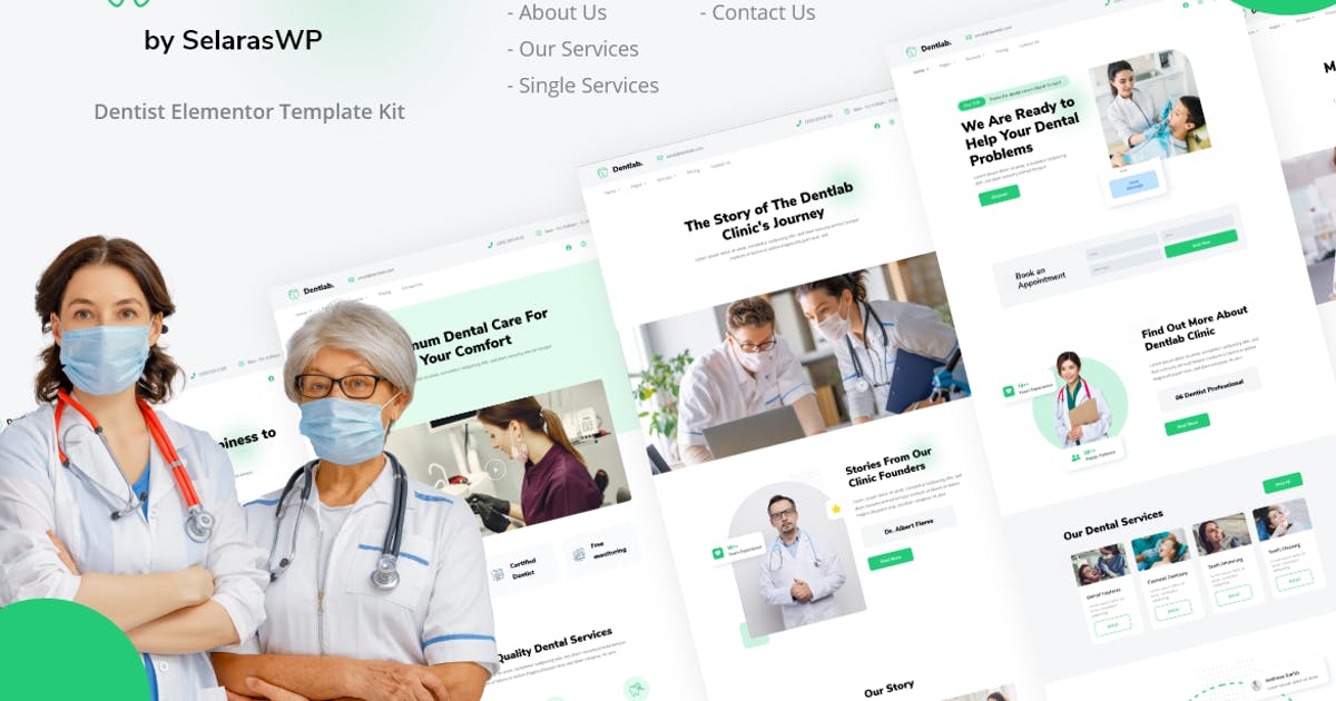 Dentlab | Health & Medical Elementor Template Kit
