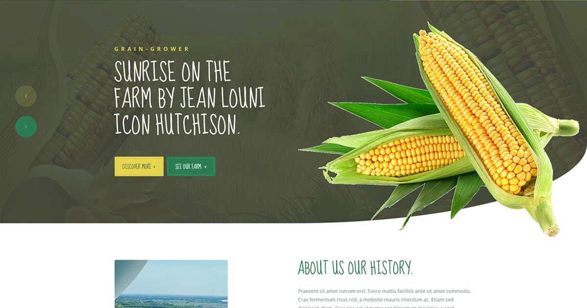 Grain Grower – Agriculture Farm & Farmers Elementor Template Kit