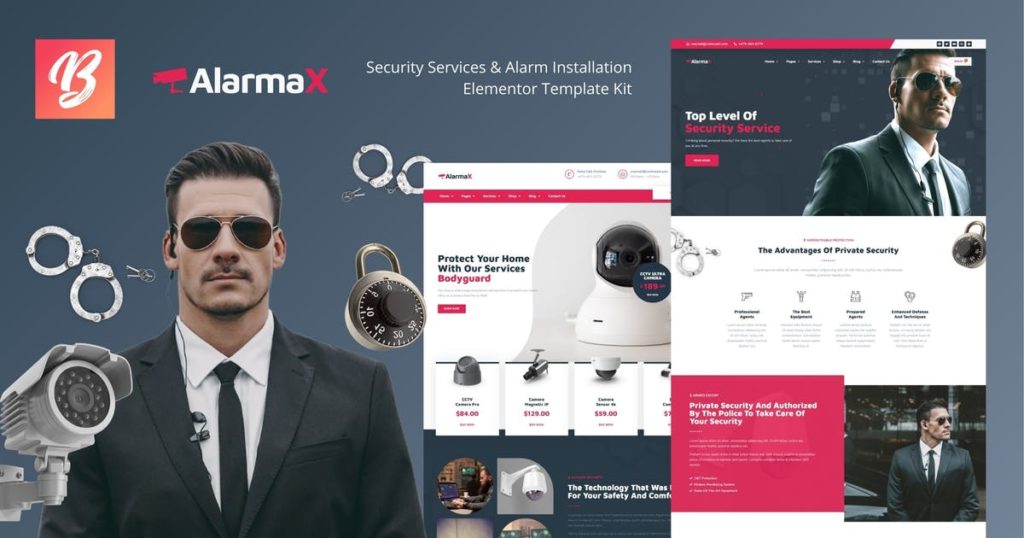 Télécharger Alarmax Security Services & Alarm Installation Elementor