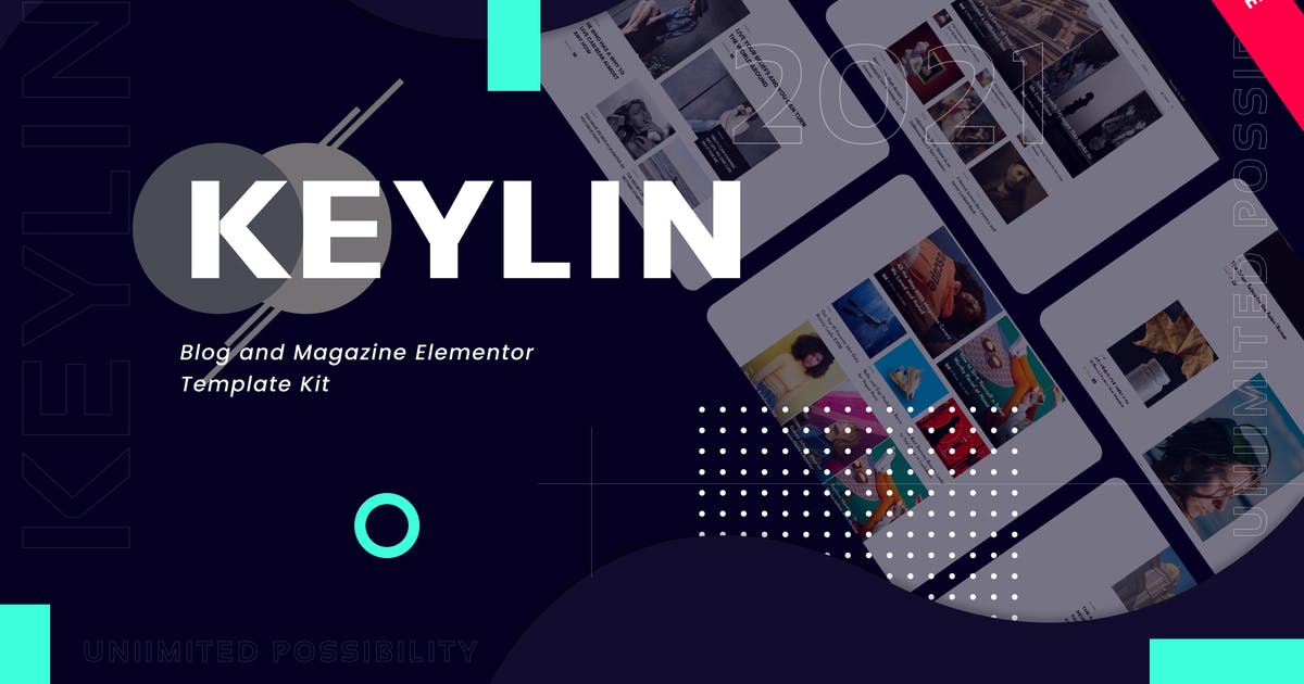 Keylin – Blog & Magazine Elementor Template Kit