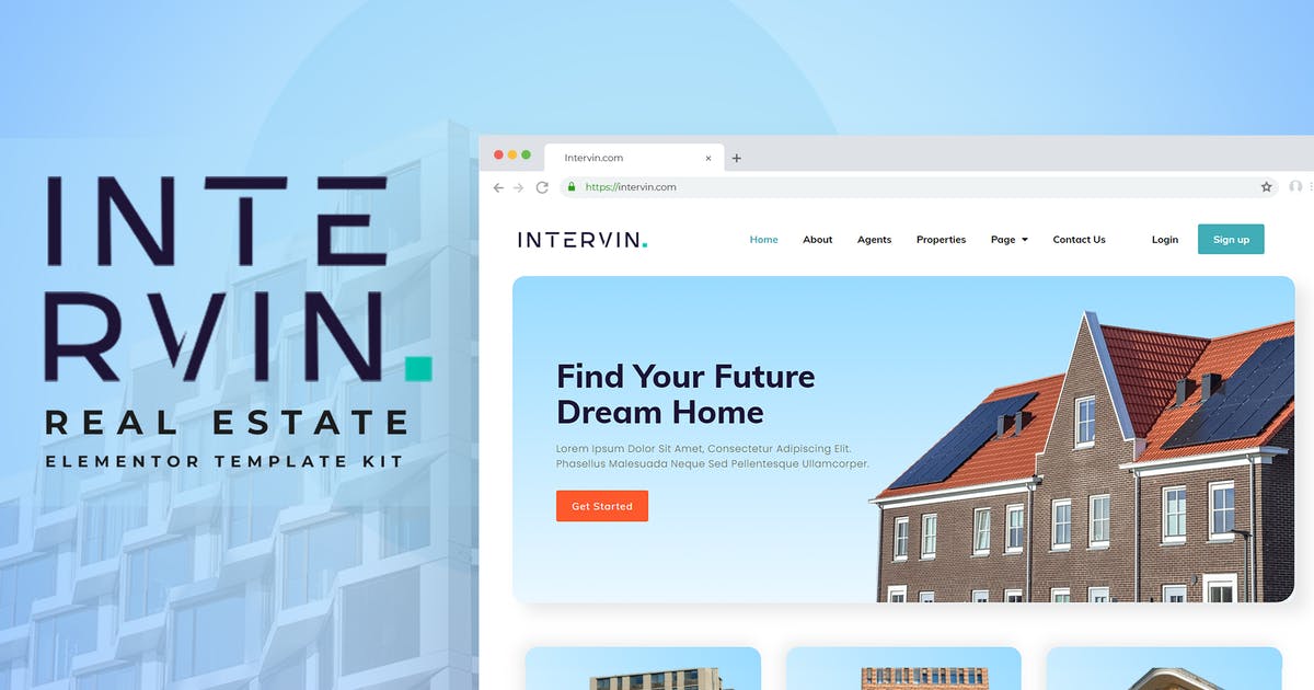 Intervin – Real Estate Elementor Template Kit