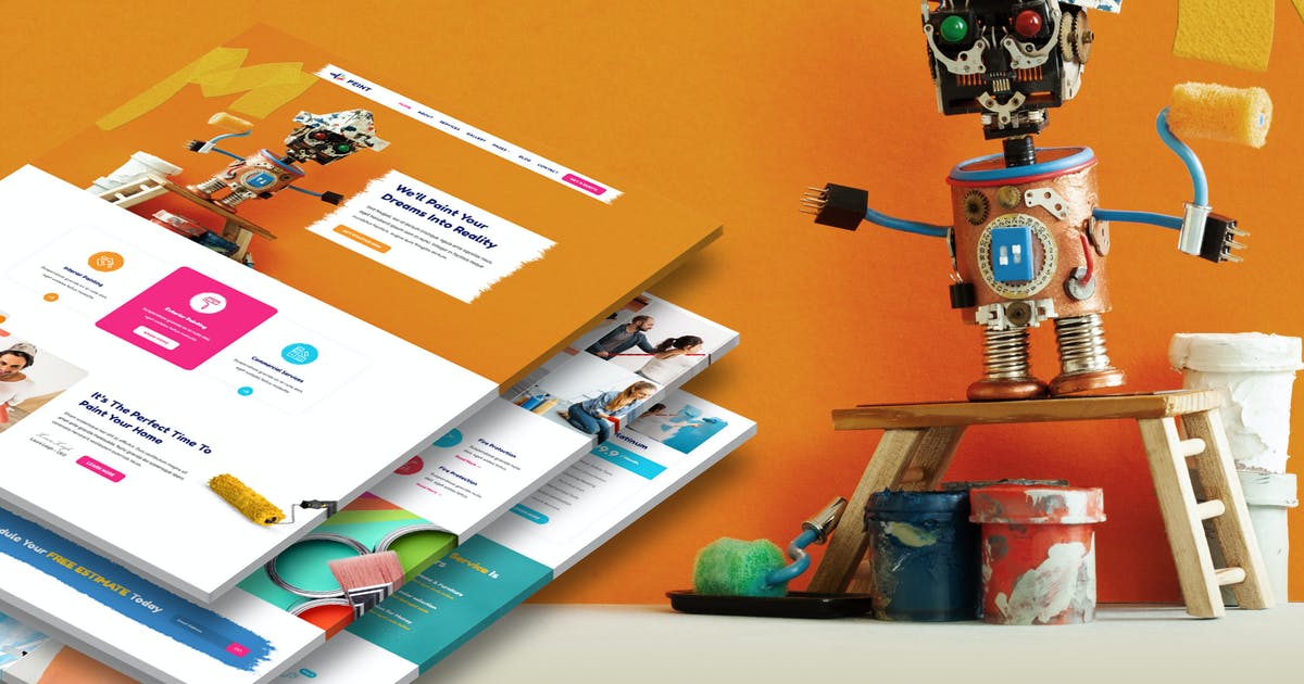 Peint – Painting Services Elementor Template Kit