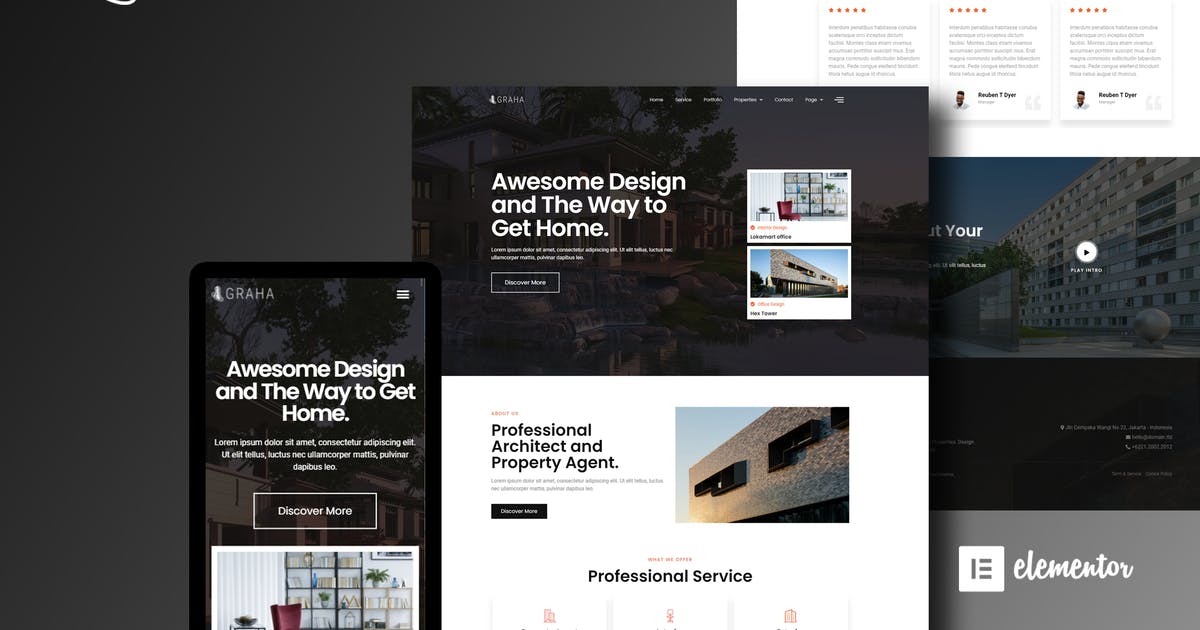 Graha – Real Estate Elementor Template Kit