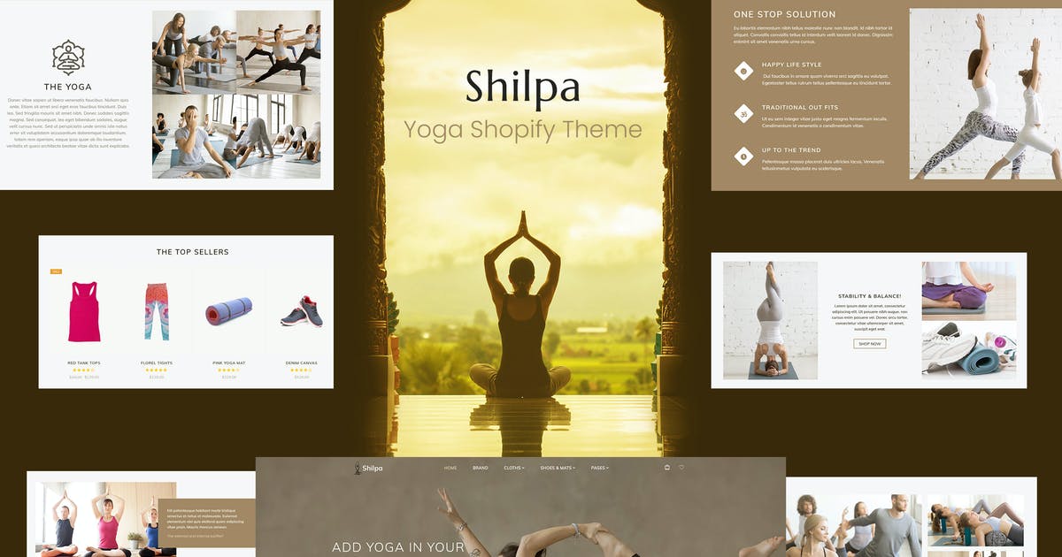 Shilpa – Yoga Store & Fitness Shopify Theme