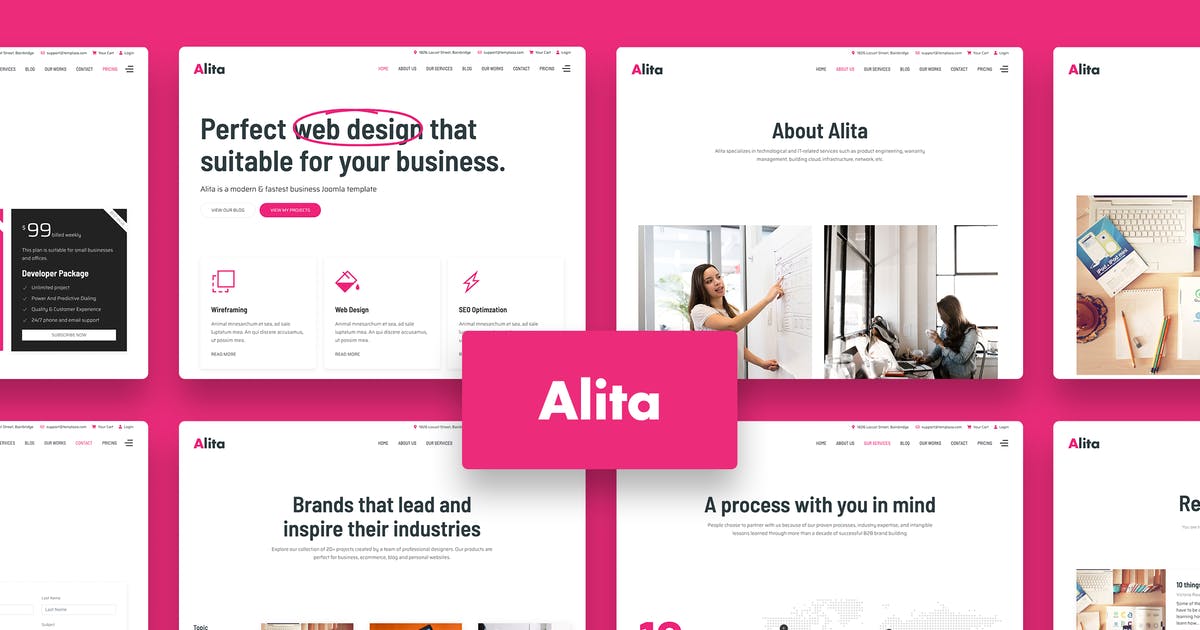 Alita – Web Studio Joomla Template