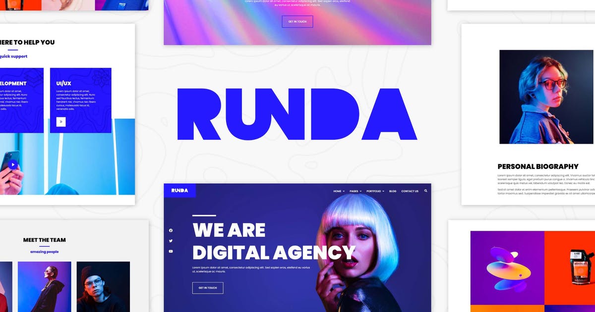 Runda – Creative Agency Elementor Template Kit