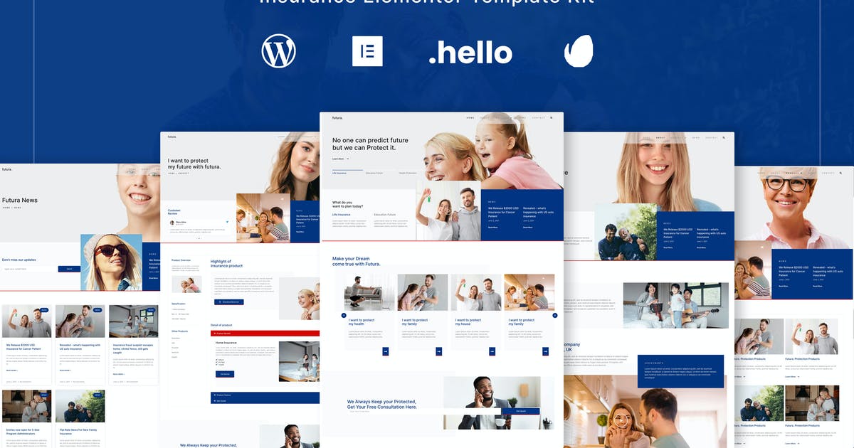 Futura – Insurance Elementor Template Kit