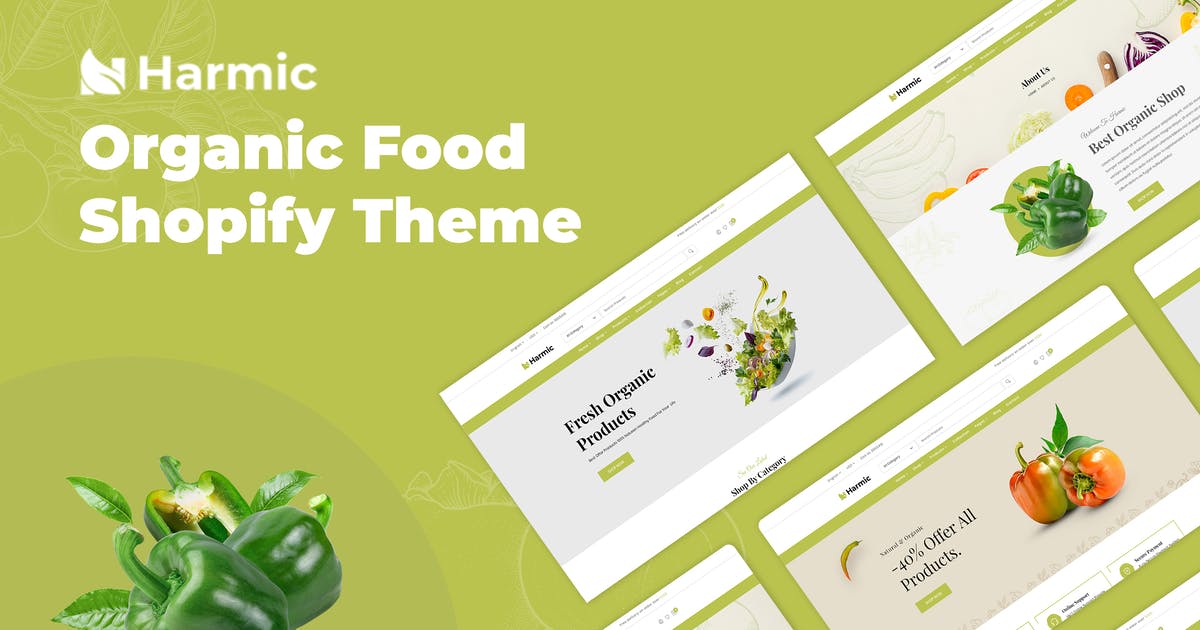 Harmic – Organic Food Shopify Theme