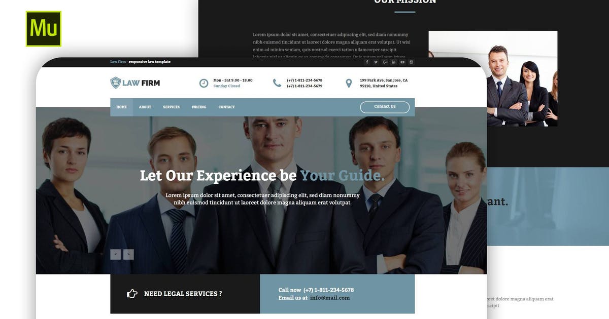 Law Firm – Responsive Law Template