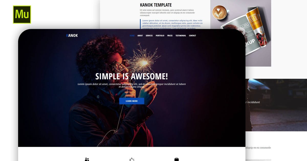 Kanok – Responsive Portfolio Template