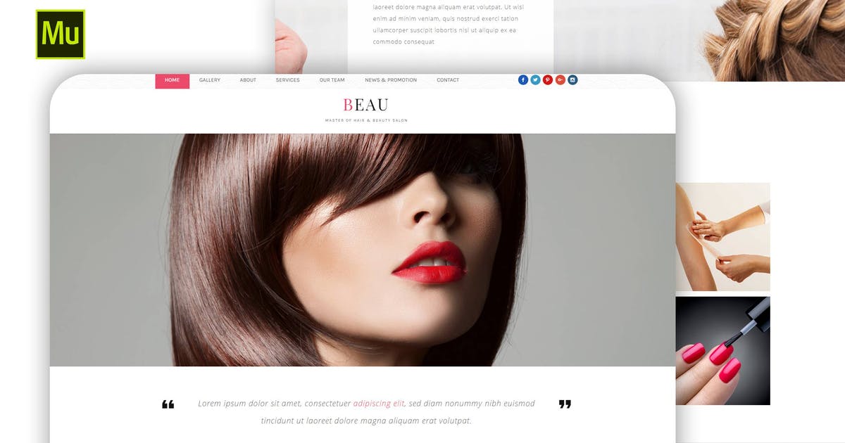 Beau – Beauty Salon Template