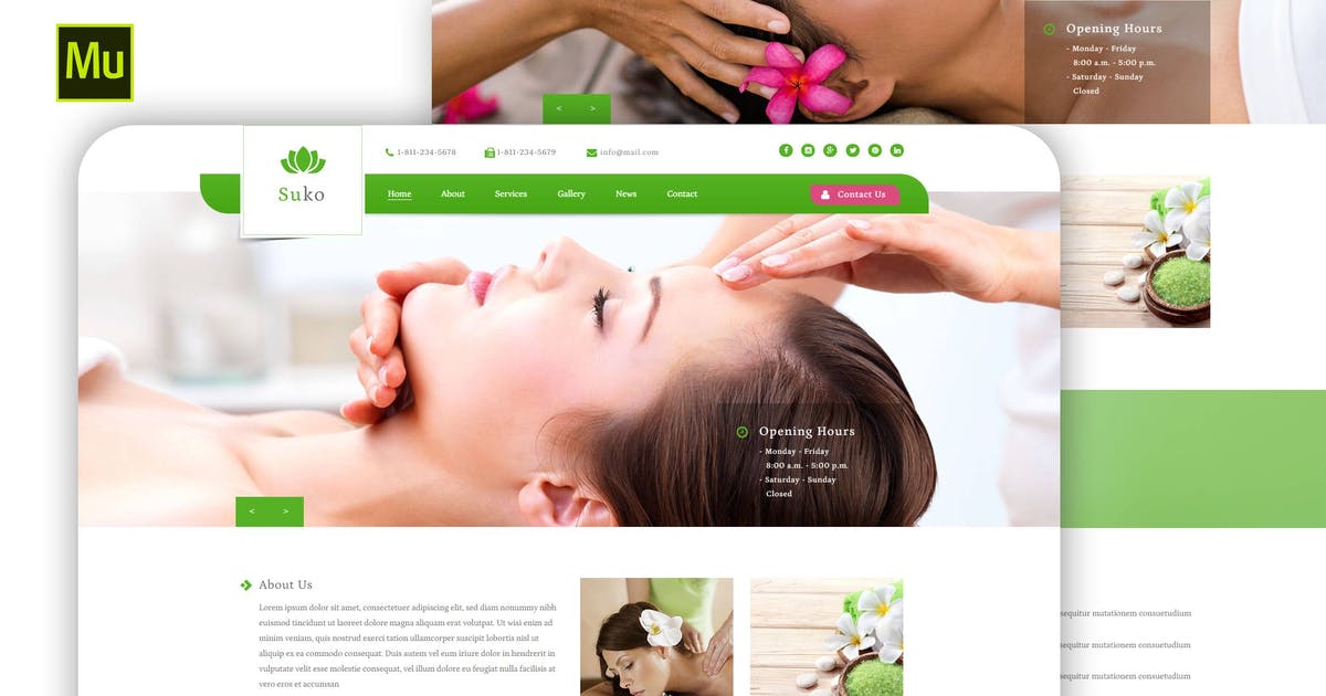 Suko – Spa Salon Template