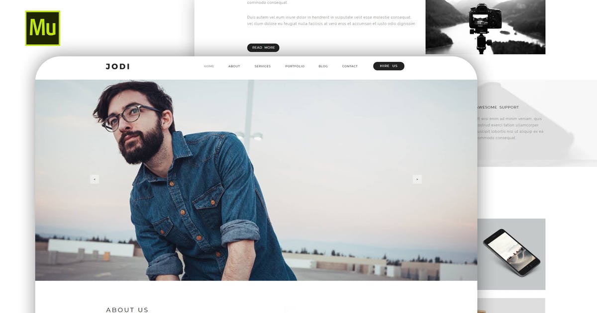Jodi – Clean Multipurpose Portfolio Template