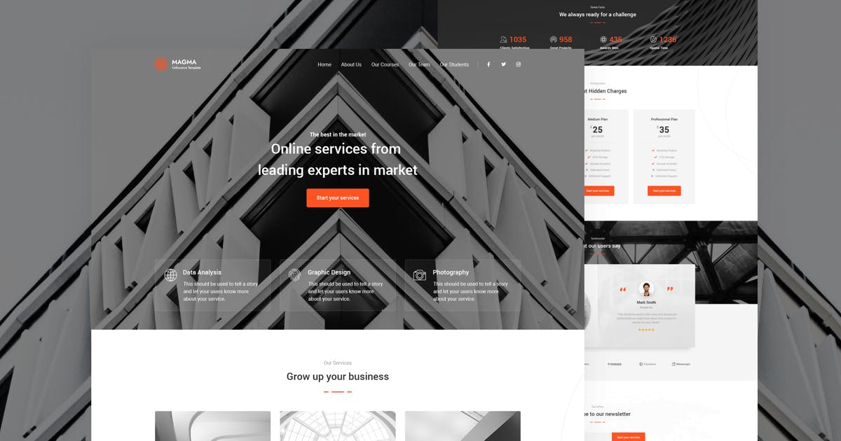 Magma – Business Unbounce Landing Page Template