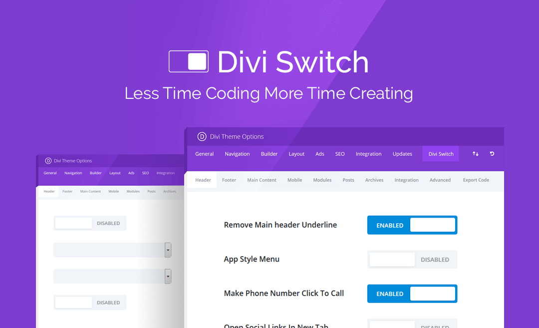 Divi Space | Divi Switch Pro