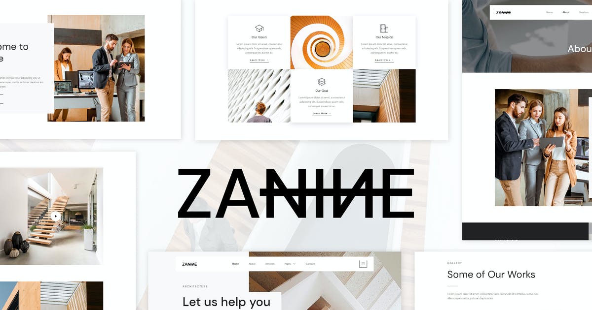 Zanine – Architecture Agency Elementor Template Kit
