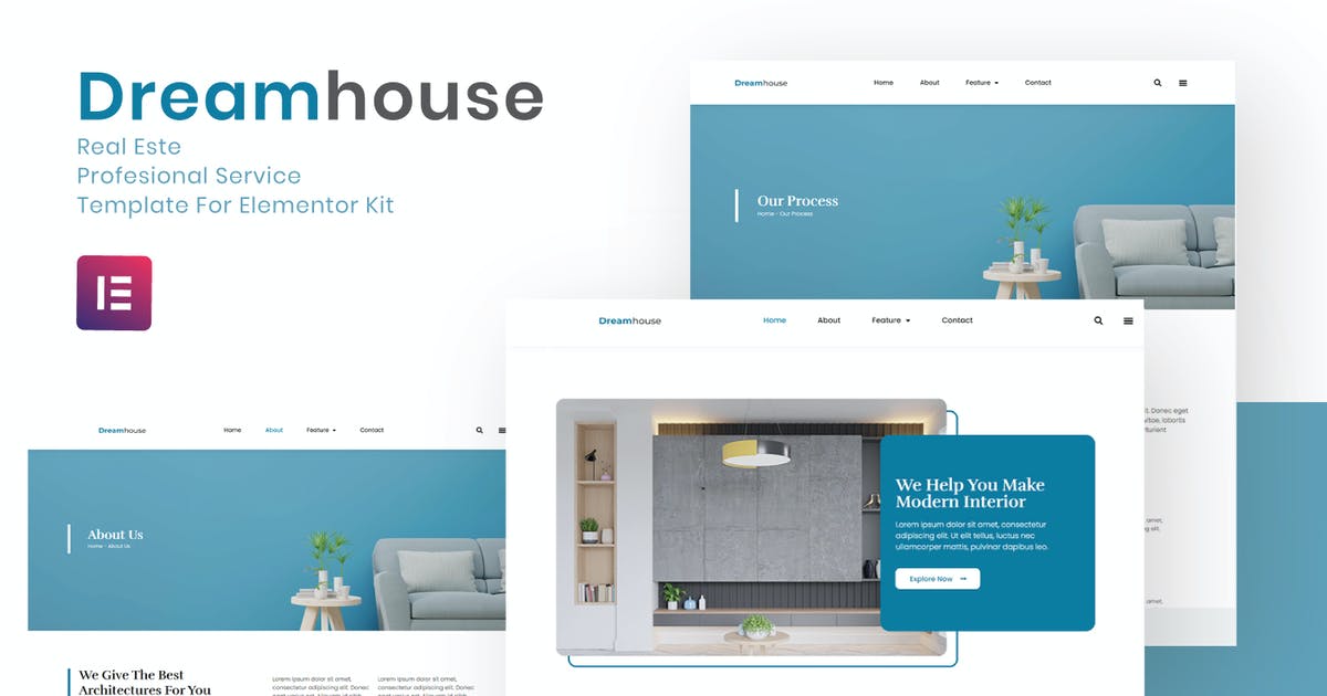 Dreamhouse – Real Estate Elementor Template Kit