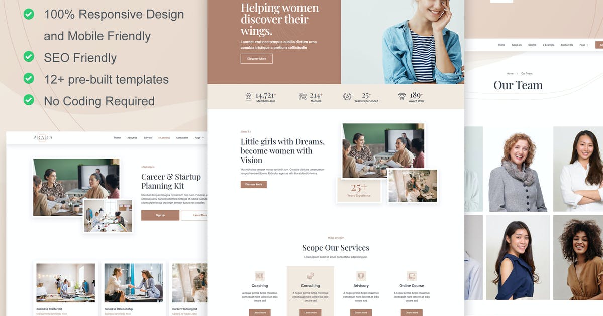 Paras – Business Coach for Women Elementor Template Kit