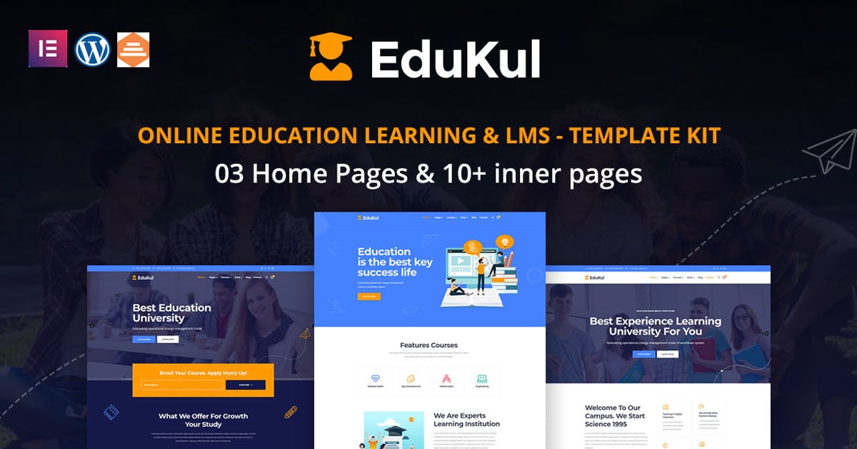 Edukul – Online Learning & Education Template Kit