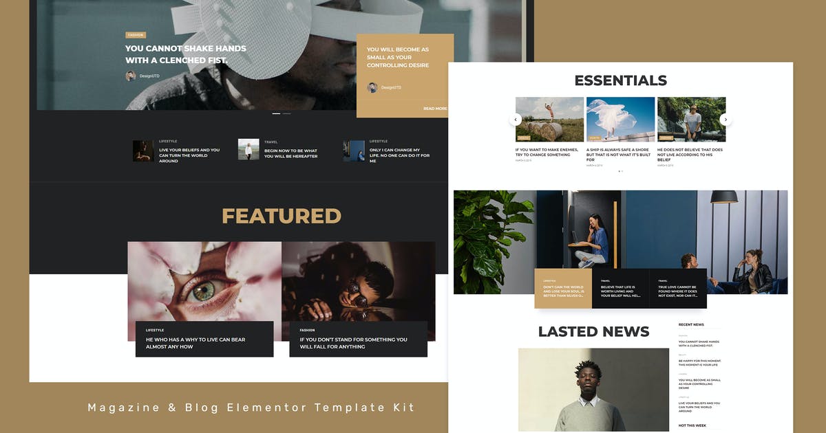Leonas – Blog & Magazine Elementor Template Kit