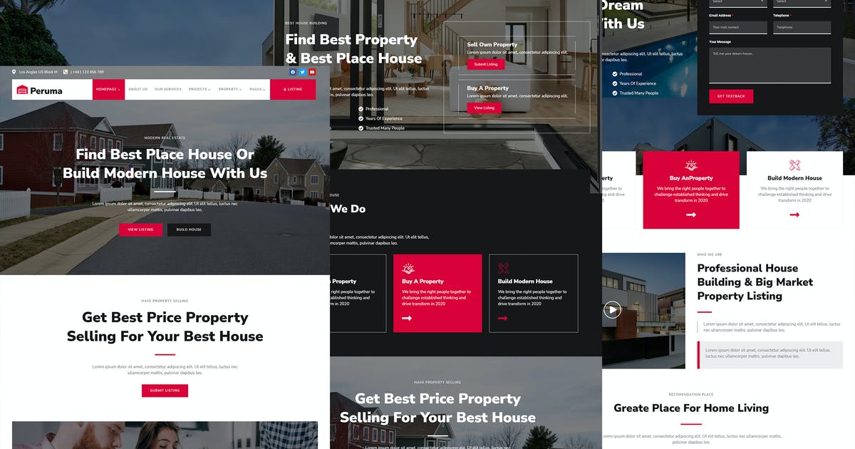 Peruma – Real Estate & Property Listing Elementor Template Kit