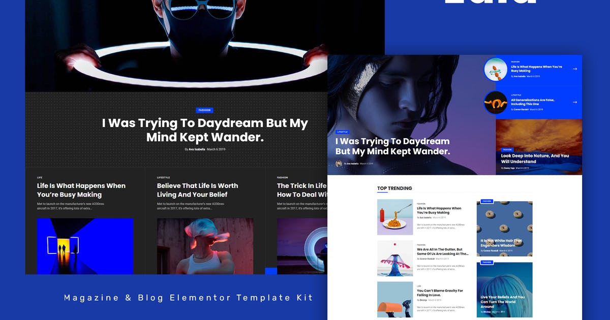 Edia – Blog & Magazine Elementor Template Kit