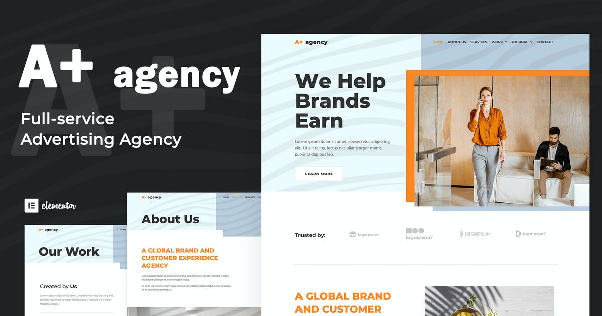 A-Plus Creative Agency Elementor Template Kit