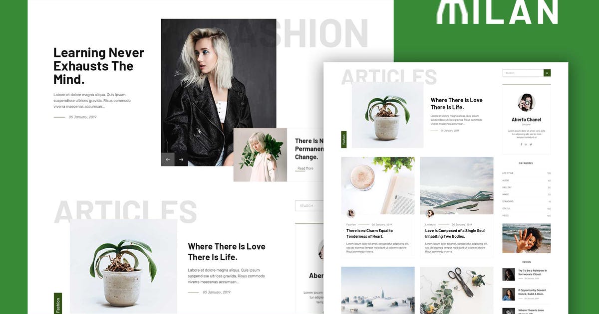 Milan – Blog and Magazine Joomla Theme