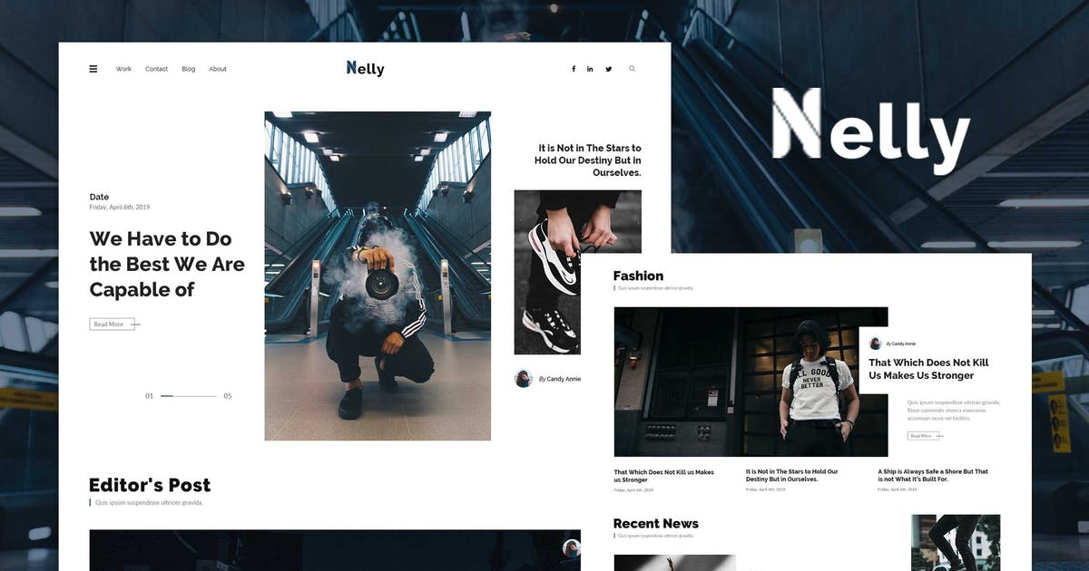 Nelly – Blog and Magazine Ghost Theme