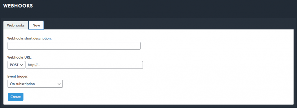 Newsletter  Webhooks 