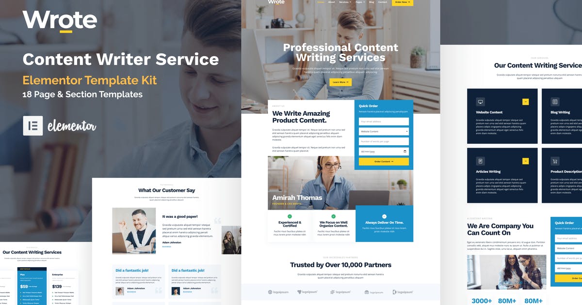 Wrote – Content Writing & Copywriting Template Kit