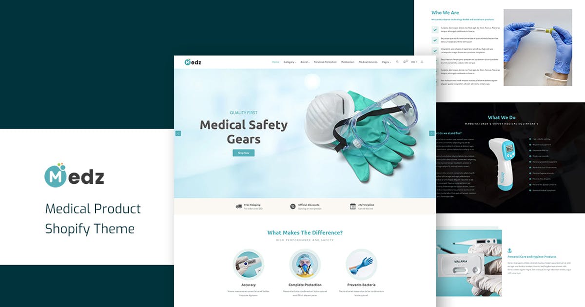 Medz – Medical Products Shopify Them