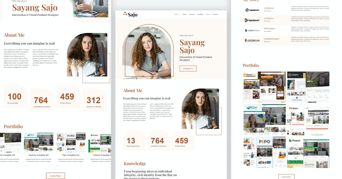 Sajo – Personal Portfolio Elementor Template Kit