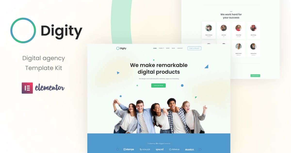 Digity – Digital Agency Elementor Template Kit