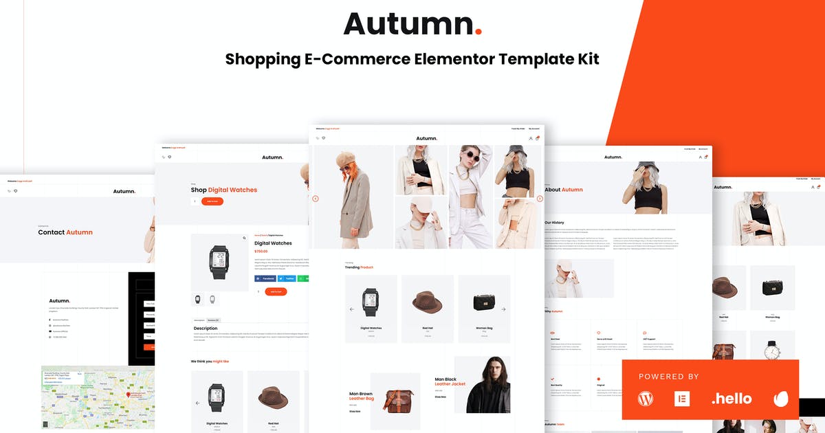 Autumn – Fashion eCommerce Elementor Template Kit