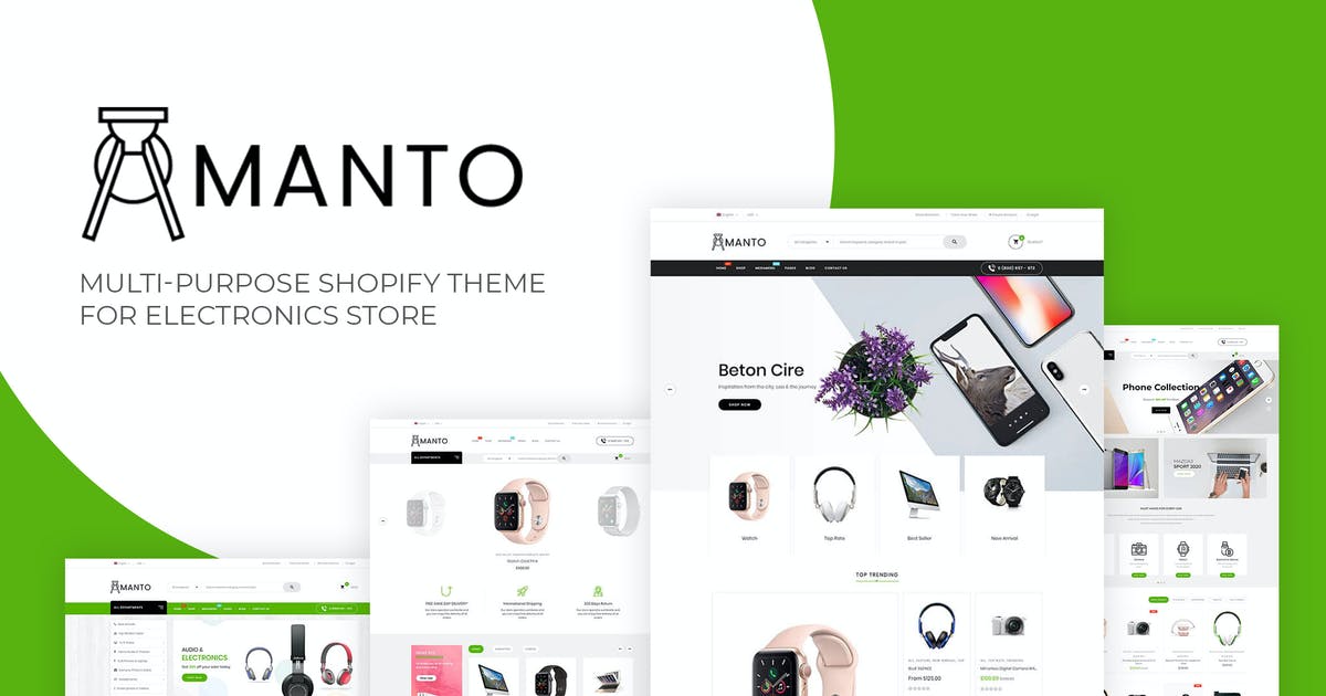 Amanto | Electronics Store Shopify Theme