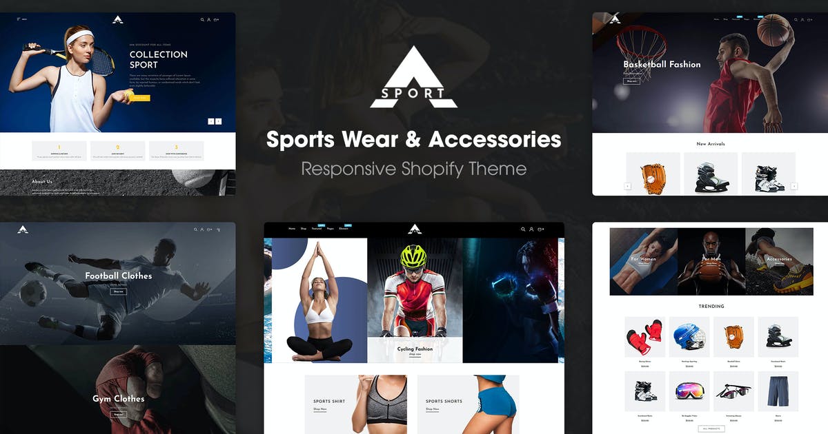 Asport – Sports Wear & Accessories Shopify Theme