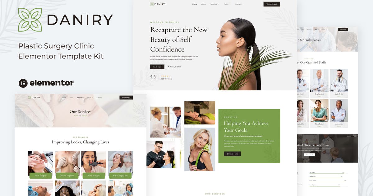 Daniry – Plastic Surgery Clinic Elementor Template Kit
