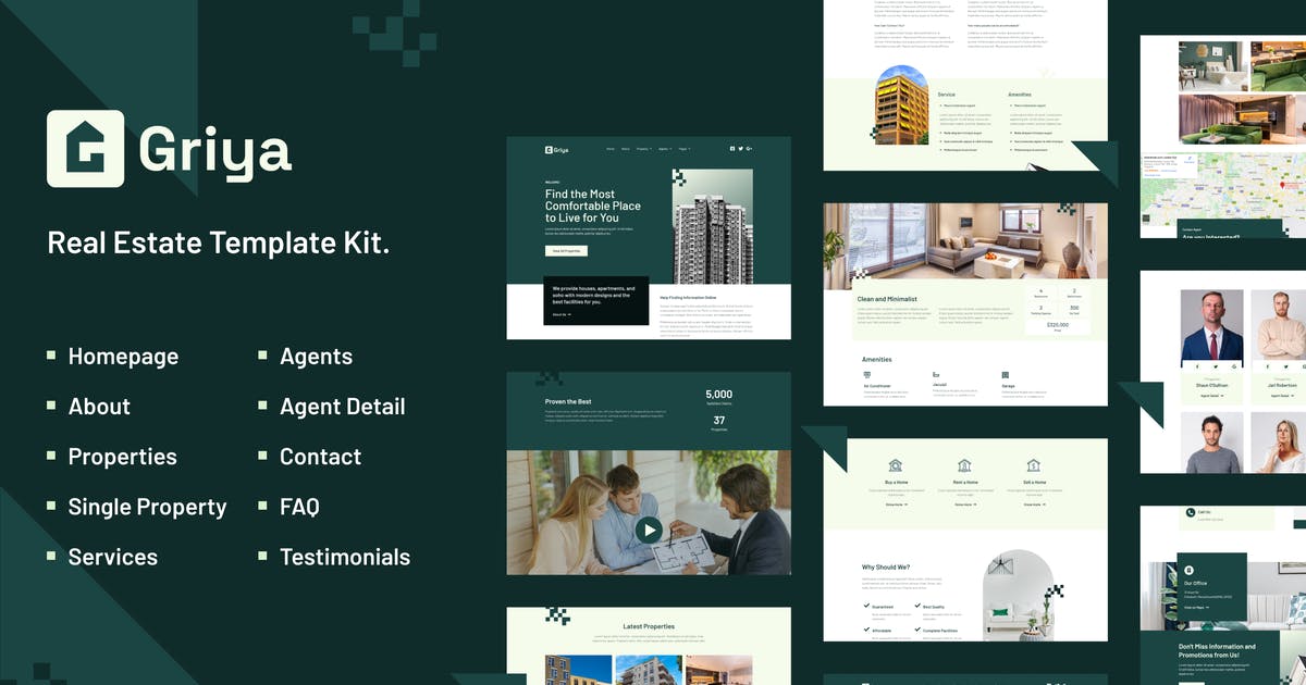 Griya | Real Estate Elementor Template Kit