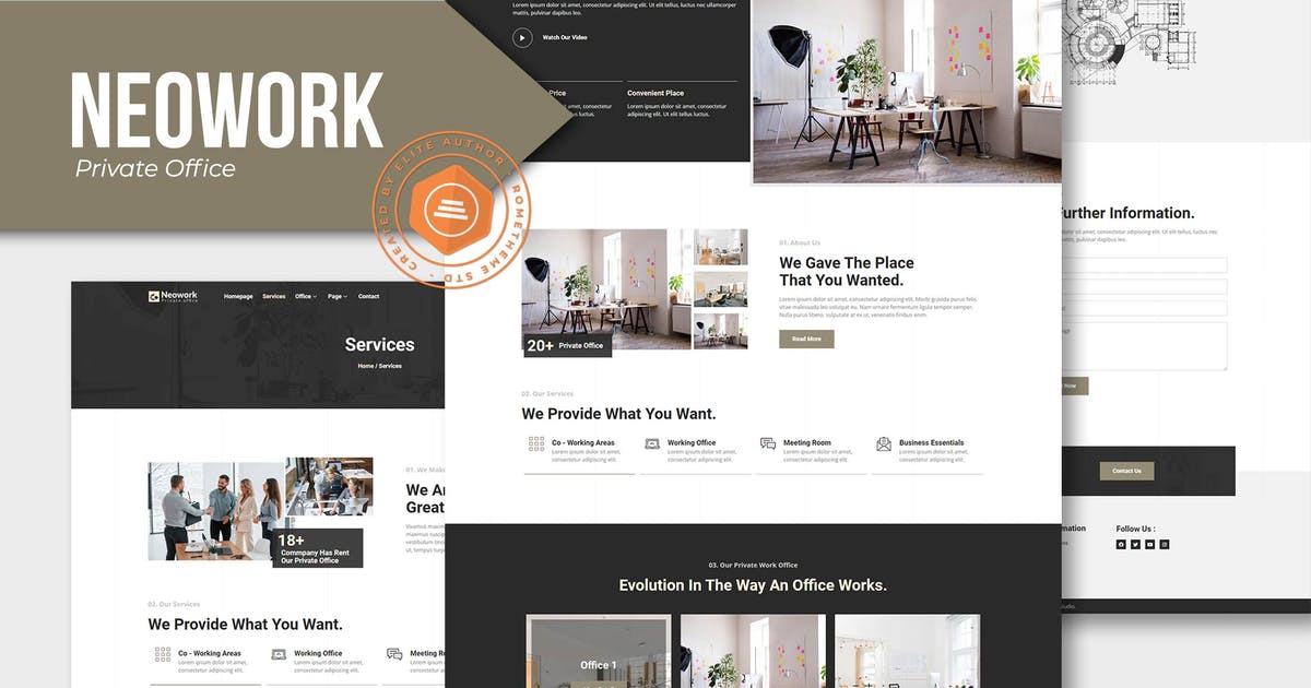 Neowork – Private Office Elementor Template Kit
