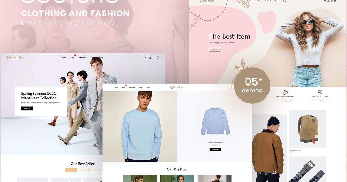 Couturio – Clothing & Fashion Shopify Theme