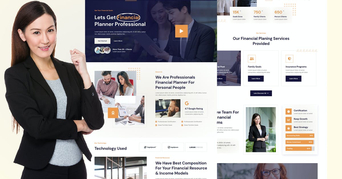 Duid – Personal Financial Consultant Service Elementor Template Kit