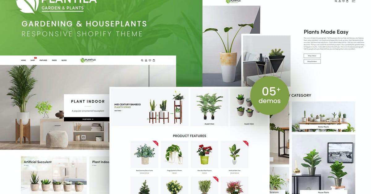 Plantila – Gardening & Houseplants Shopify Theme