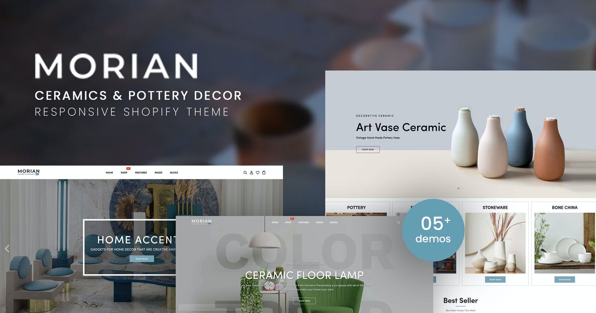 Morian – Ceramics & Pottery Decor Shopify Theme