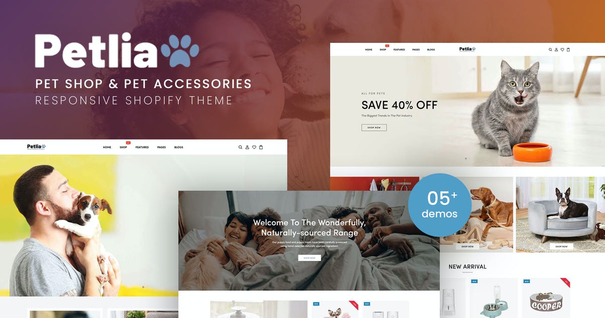 Petlia – Pet Shop & Pet Accessories Shopify Theme
